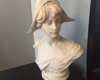 Young Girl Bust Marble $40