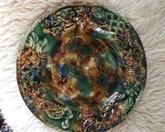 Beautiful Multicolored Ceramic Plate signed Francis $20