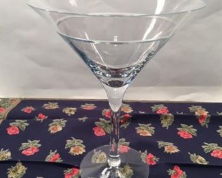 Martini Glasses set of four   $8