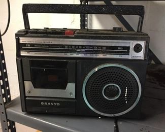 Sanyo Radio Cassette Recorder "Vintage" $12