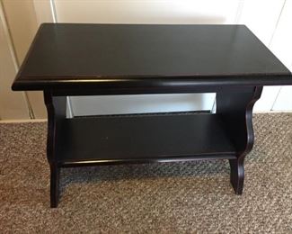 Solid Wood End/Side Table   24"W x 23"D x 19"H   $45