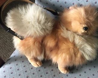 Dog Shoulder Purse  Fuzzy Nation Pomeranian  Iceland  New $10