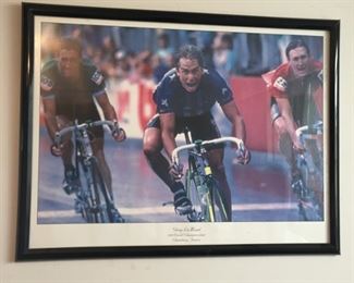 Greg LeMond 1989 World Championships  Chambery, France Framed Poster $10