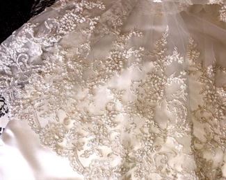 Wedding Dress Train Detail