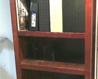 Cherry Bookcase Solid Wood  28.5"W x 12"D x 72"H $50