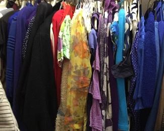In the Guest Room closet you will find more vintage clothing, all in one trouser suits and fabulous dresses