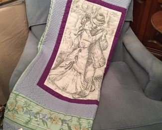 Hand made lap quilt