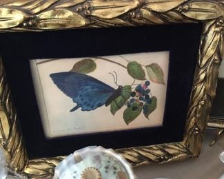 Original Art Work "Butterfly" in a wonderful frame