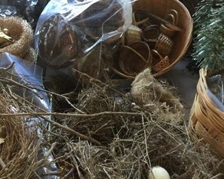 Decorative Bird Nests, small baskets