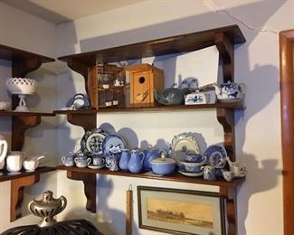 More kitchen shelves