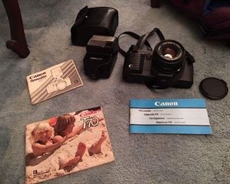 Canon T70 35mm Camera with 50mm lense