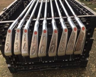 Set of Wilson Staff Dynapower Irons