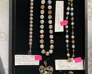 #11		SABIKA CLASSICS JEWELRY	Celebrations Cyrstal AB Fun Bracelet	$89
#12		SABIKA CLASSICS JEWELRY	Ladie's Lunch Heart Pendant	$149
#13		SABIKA CLASSICS JEWELRY	Ladie's Lunch Manhattan Choker	$198
# 14		SABIKA CLASSICS JEWELRY	Opening Day Beaded Choker	$79
# 15		SABIKA CLASSICS JEWELRY	Golf Earring	$69
