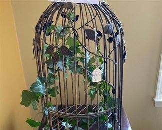 #50		Decorative Metal Bird Cage	29" Tall	$32
