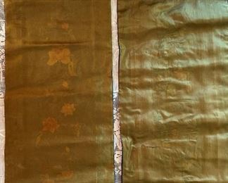 #67	2 Oriental Silk Pillow Cases	23" x 10"	            $28
