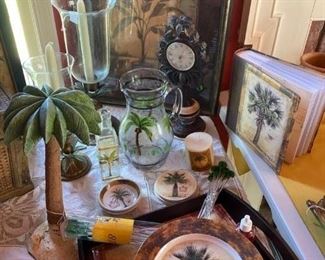 # 	92		Palm Tree Decorative Items		$100
