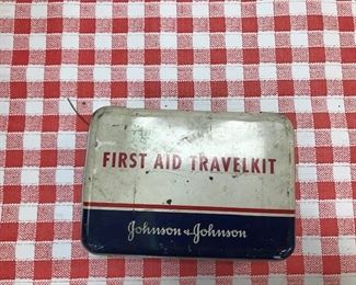 Johnson & Johnson First Aid Travel Kit.