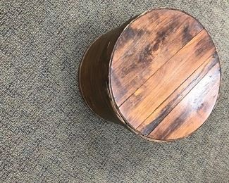 Vintage Wood Cheese Box.