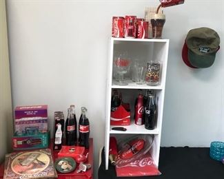 Assorted Coca-Cola Items.