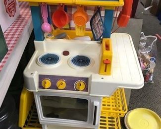 Play kitchen.