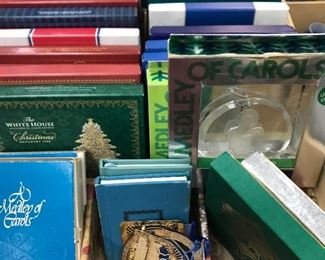 BI-White House and other boxed ornaments.