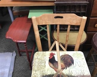 Small items of furniture.