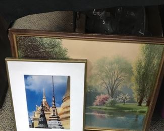 Large selection of artwork.