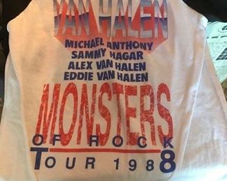 Van Halen Monsters Tour 1988 T-shirt.