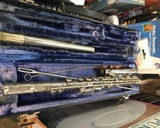 Flute in case.