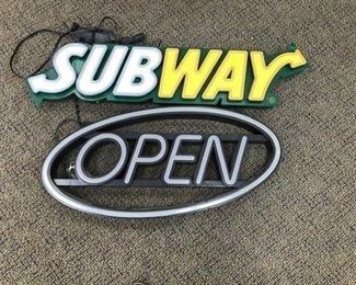 Subway Sign.