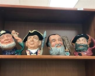 Royal Doulton Falstaff Toby mugs.