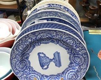 Vintage Blue & White Dishes.