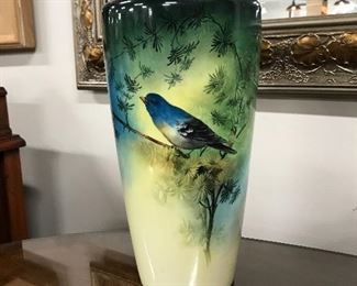 Beautiful bird vase,  14.25"H,  $22
