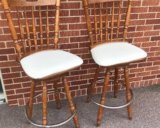 Set of 2 Swivel bar stools, $45