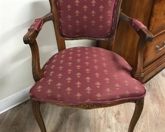 Antique arm chair,  $25