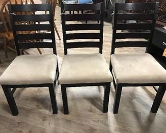 Set of 3 upholstered chairs,  $50