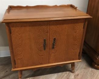 Vintage cabinet,  32"L x 29"H x 16.5"W      $40