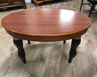 Cocktail table,  36" x 22"  $125