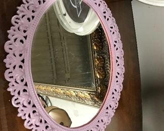 Light Purple vanity mirror,  $5