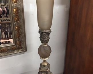 Walter E Smithe lamp,  28.5"H,  $40