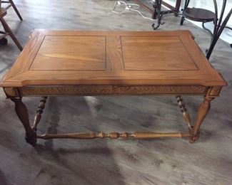 Cocktail table, 42"W x 21"D x 20"H,    $75