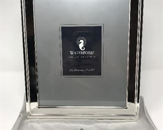 Waterford silver classic frame, 8x10 - NEW in box - $45