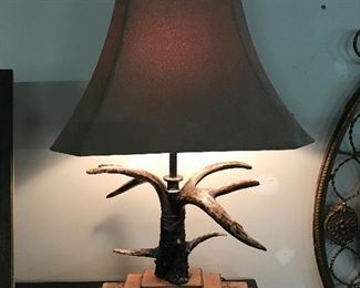 Antler lamp,  $35