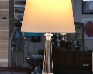 Crystal lamp, 26"H,  $30