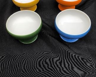 Color popping 60s sherbet bowls!