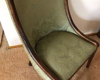 Vintage Sweeping Bergere style chairs.  There are two. !