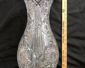 Two of the best pieces of cut glass we’ve ever come across.. spectacular ! I mean museum quality.