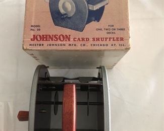 Vintage card shuffler..original price $4.00