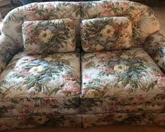 Clean small sofas! There are two.  