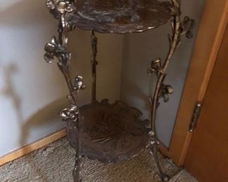 Wrought plant stand 
